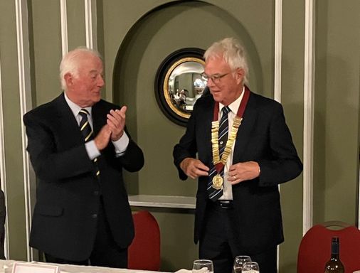 Robert Laceby officially becomes the new President 2026/2027 